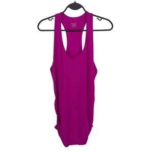 Athleta Speedlight Tank Top Racerback Seamless Pink Women's Large